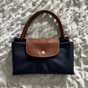 Longchamp, Le Pliage Original, Medium Top Handle, Navy Blue